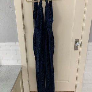 Diane von Furstenberg Halter Jumpsuit